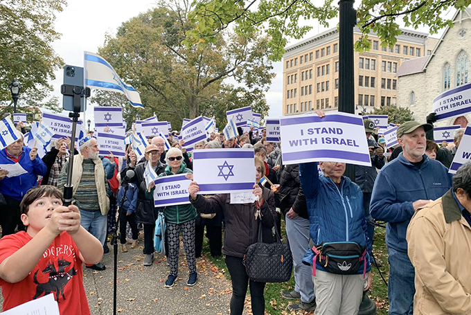 הערים התאומות של עפולה הביעו תמיכה בישראל