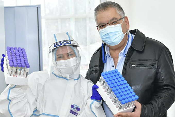 מתחילים להתחסן במגדל העמק
